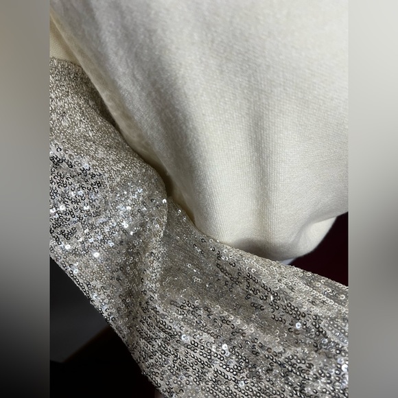Lush Sequin Sleeve Sweater - Picture 3 of 5